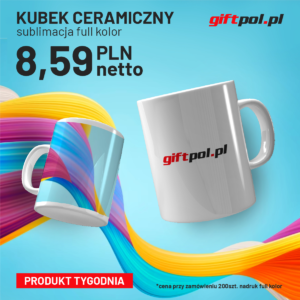 Produkt tygodnia kubek ceramiczny