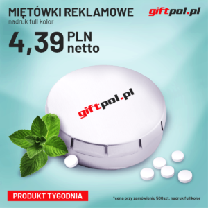 Mietówki reklamowe Produkt tygodniax