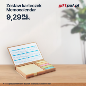 Zestaw karteczek Memocalendar